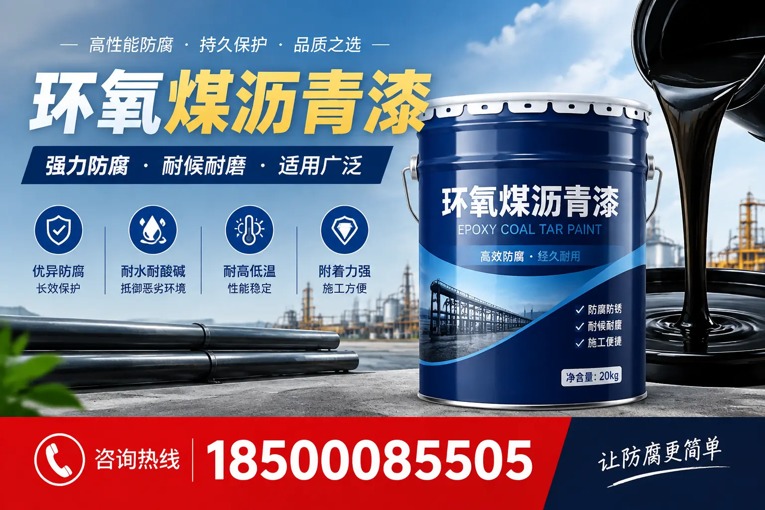 环氧煤沥青漆在不同气候条件下的表现分析，徐汇适用性